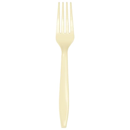 Touch Of Color Ivory Plastic Forks, 7", 288PK 010475